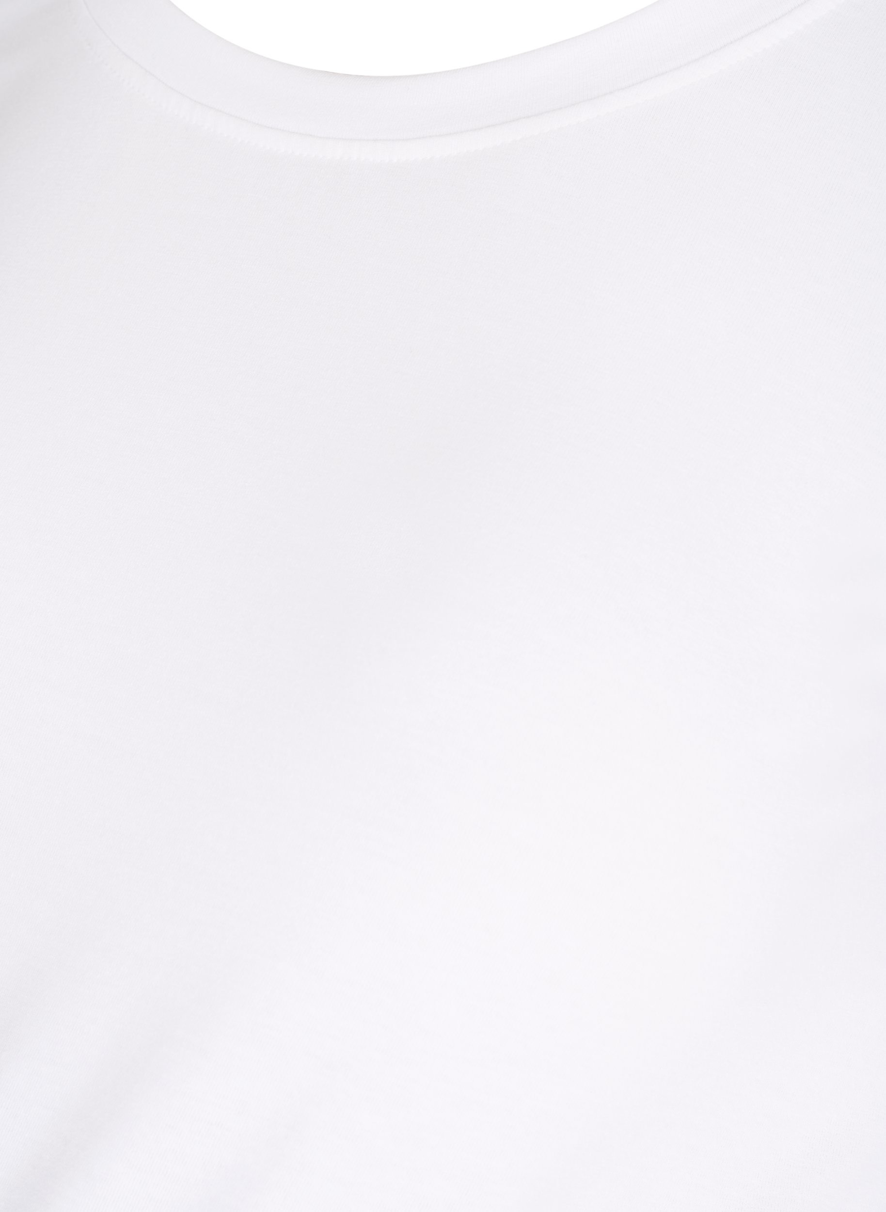 Basisbluse til gravide med lange ermer, White, Packshot image number 2