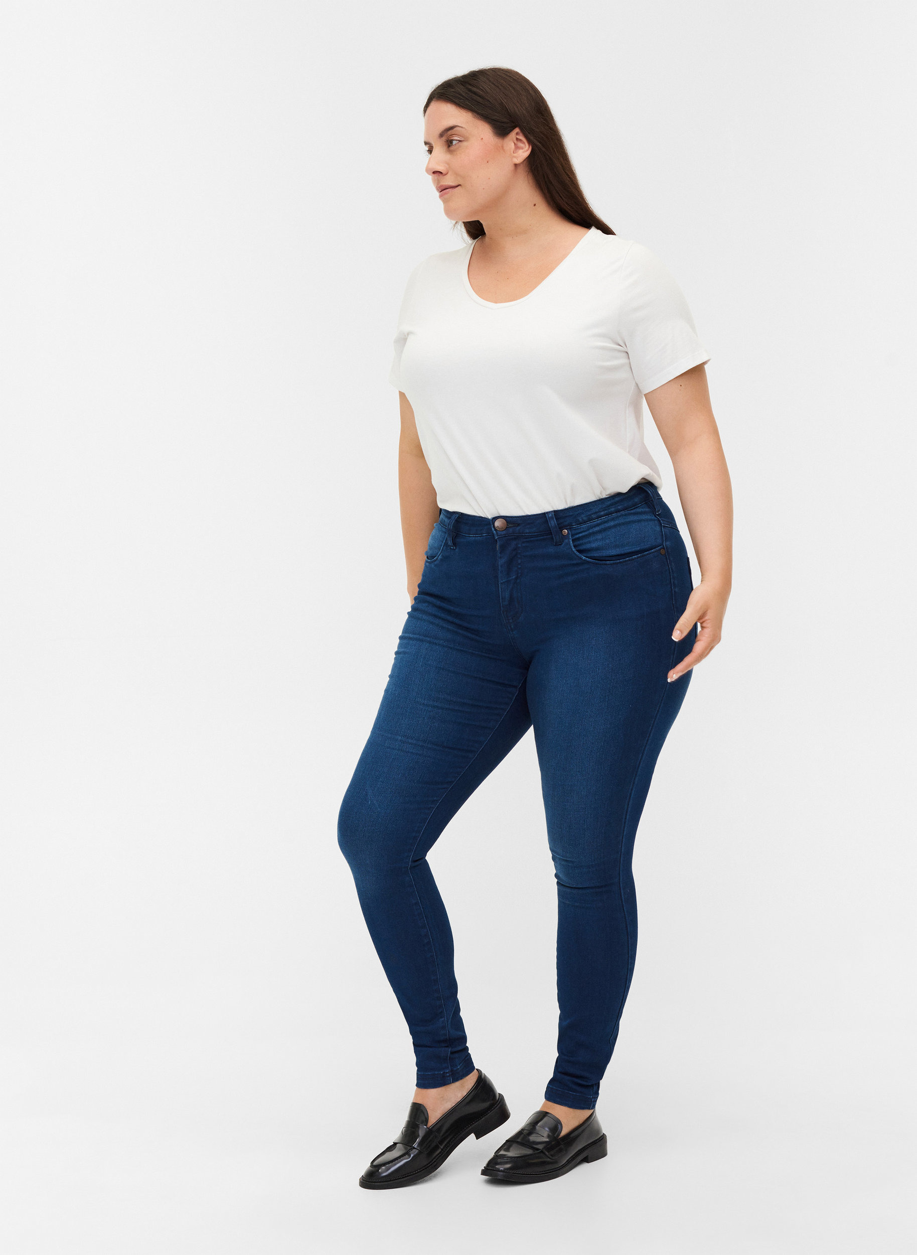 AMY jeans, Blue denim, Model image number 0