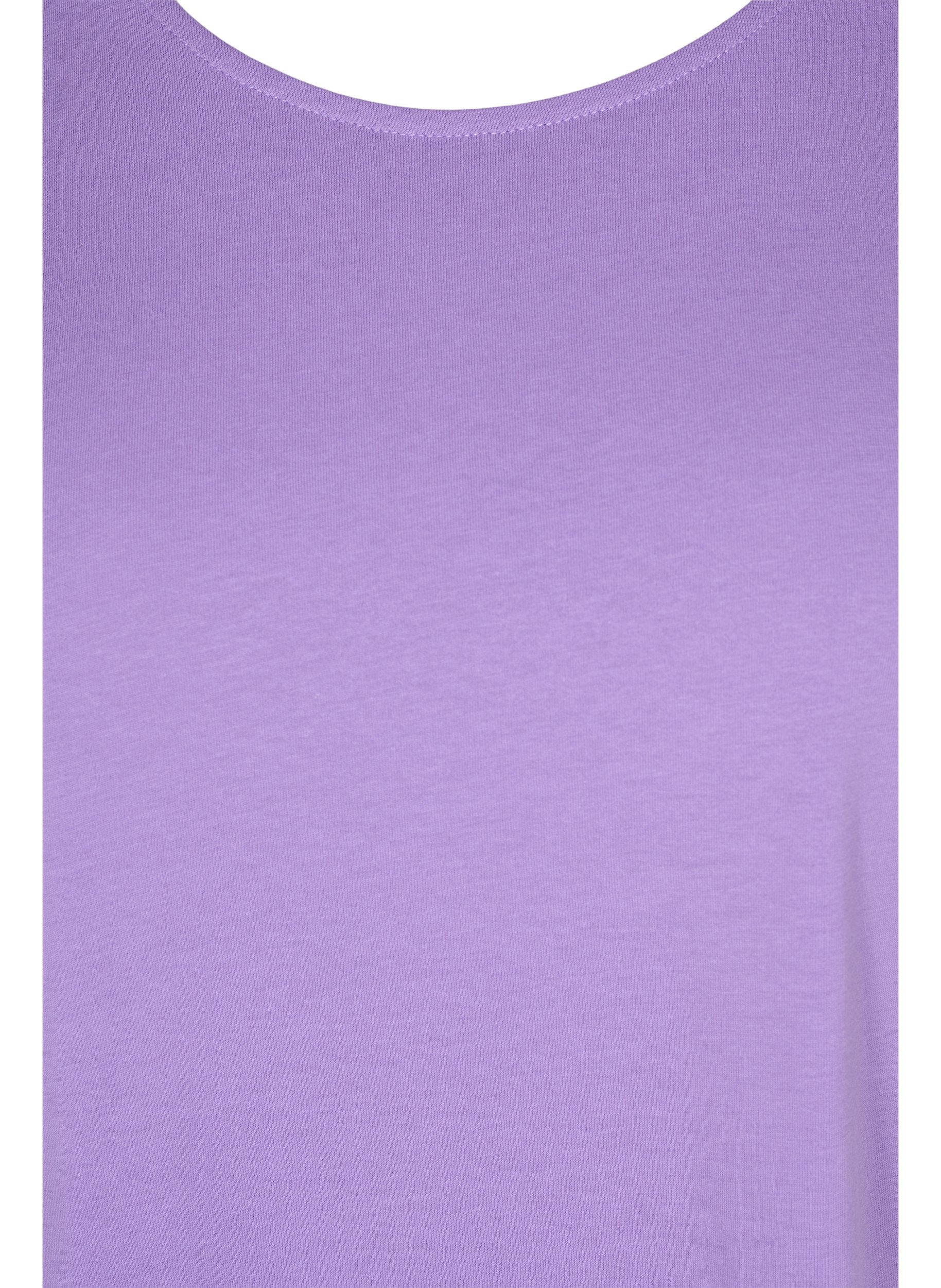 T-skjorte i bomullsmiks, Paisley Purple, Packshot image number 2