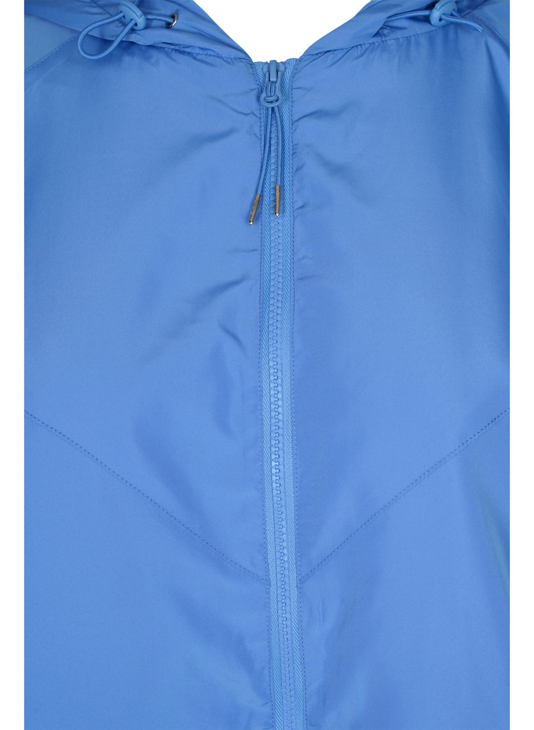 Justerbar kort jakke med hette, Ultramarine, Packshot image number 2