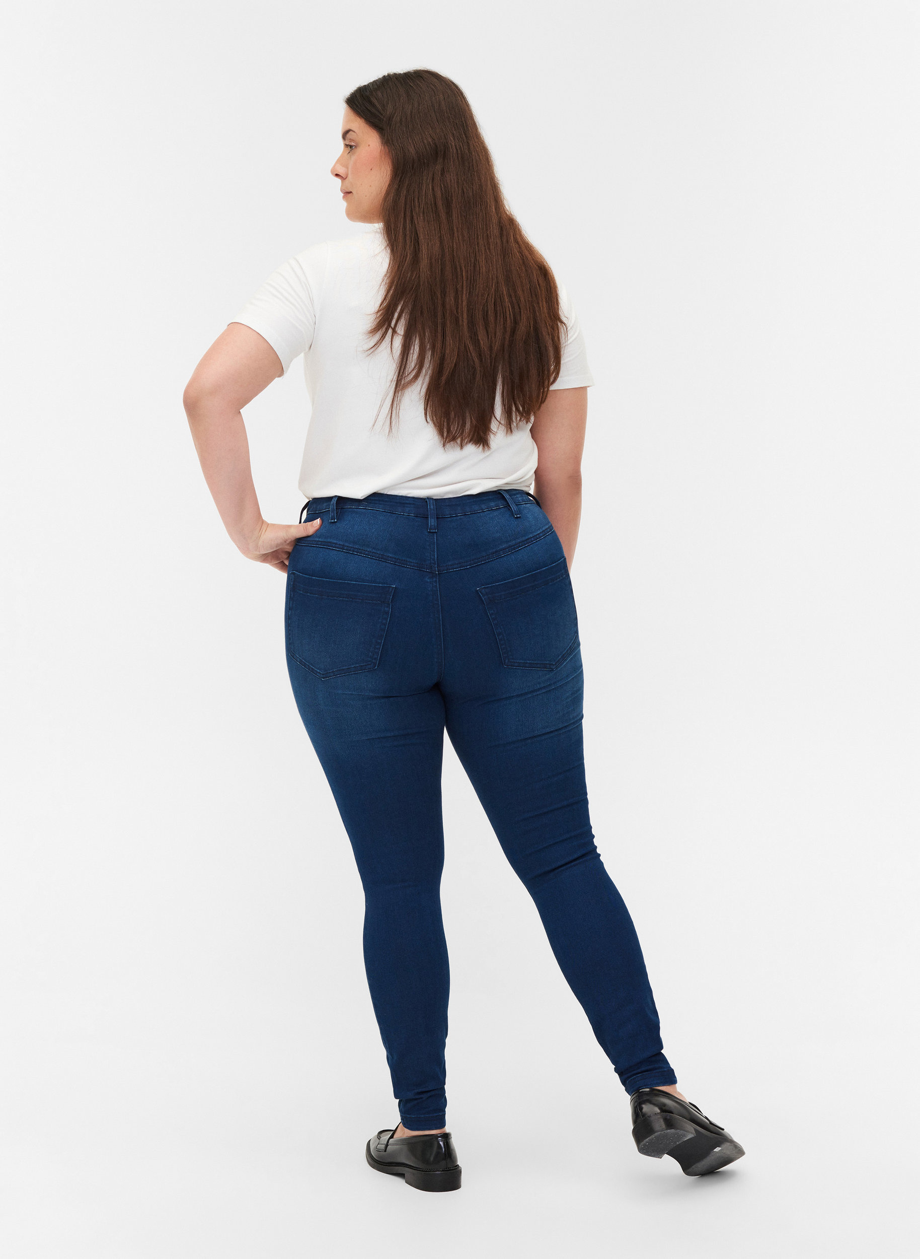 AMY jeans, Blue denim, Model image number 2