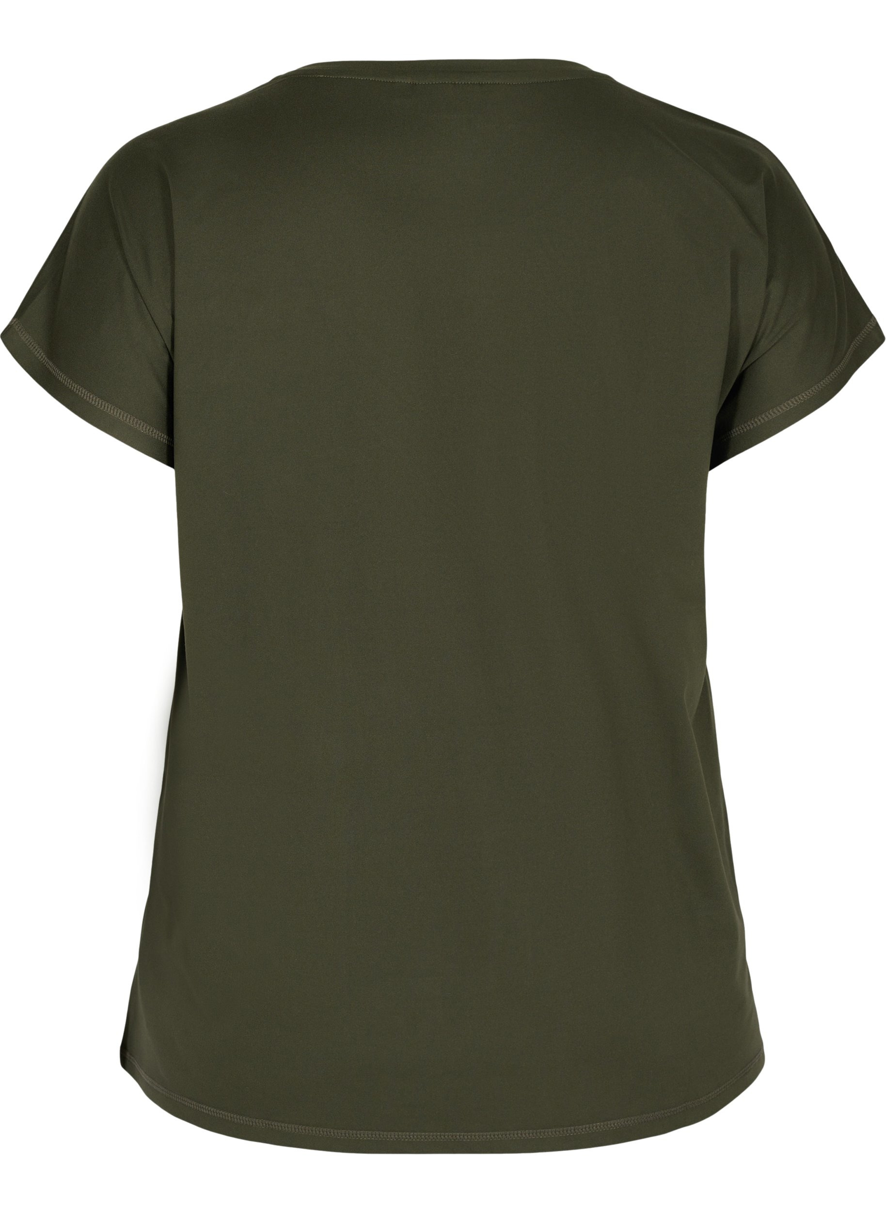 Ensfarget t-skjorte til trening, Forest Night, Packshot image number 1