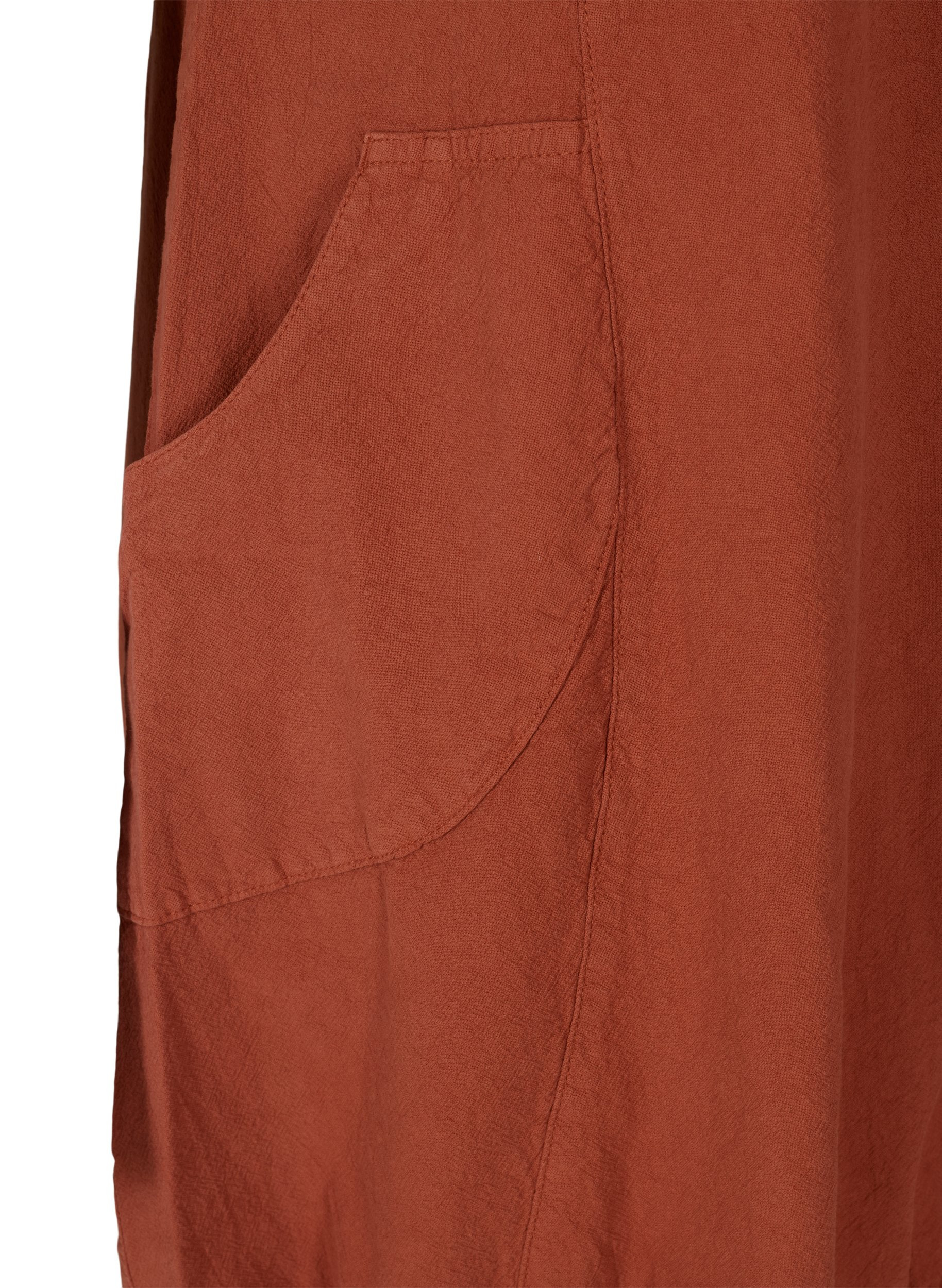 Kortermet kjole i bomull, Arabian Spice, Packshot image number 3