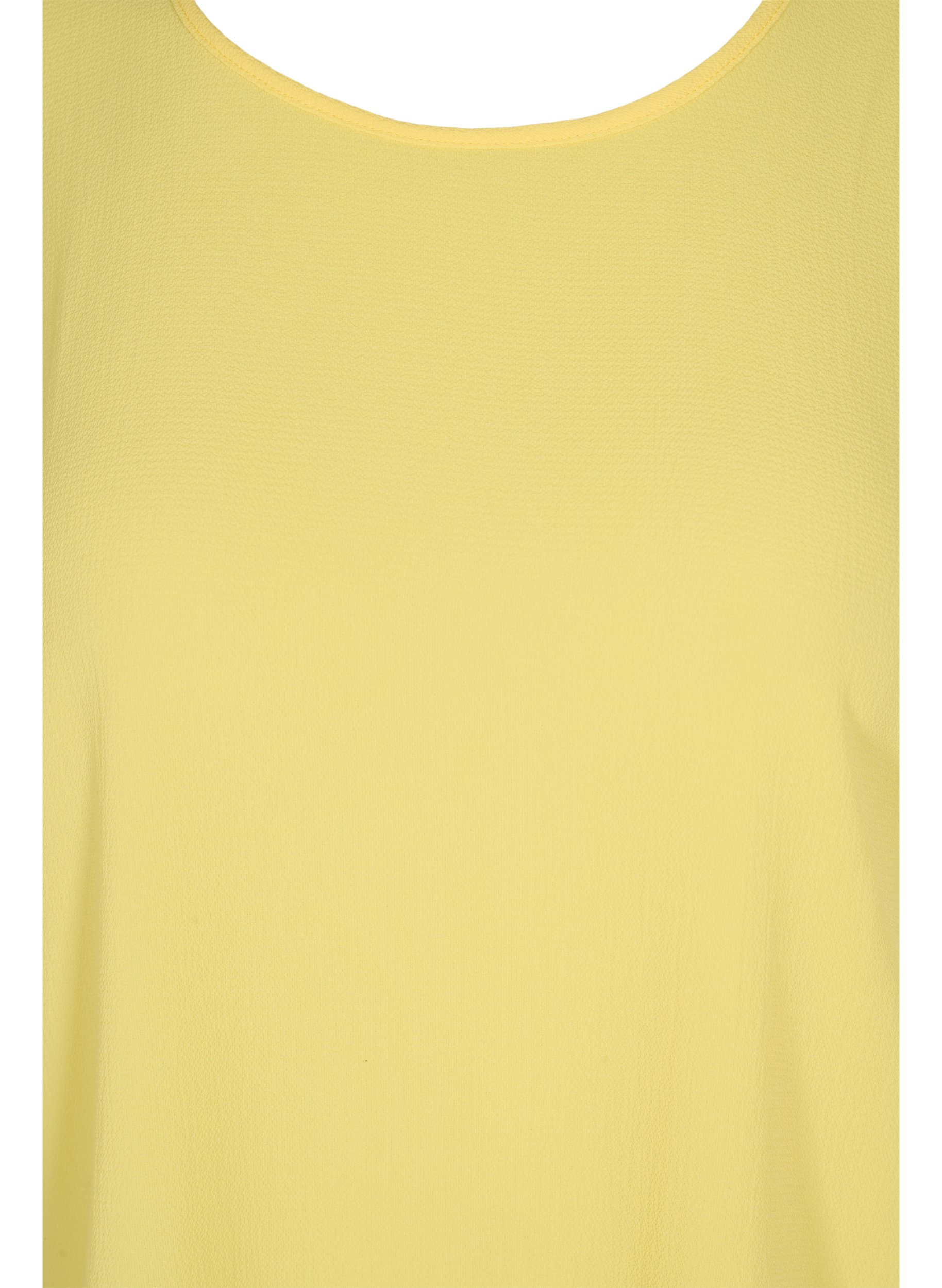 Kortermet bluse med rund hals, Goldfinch, Packshot image number 2
