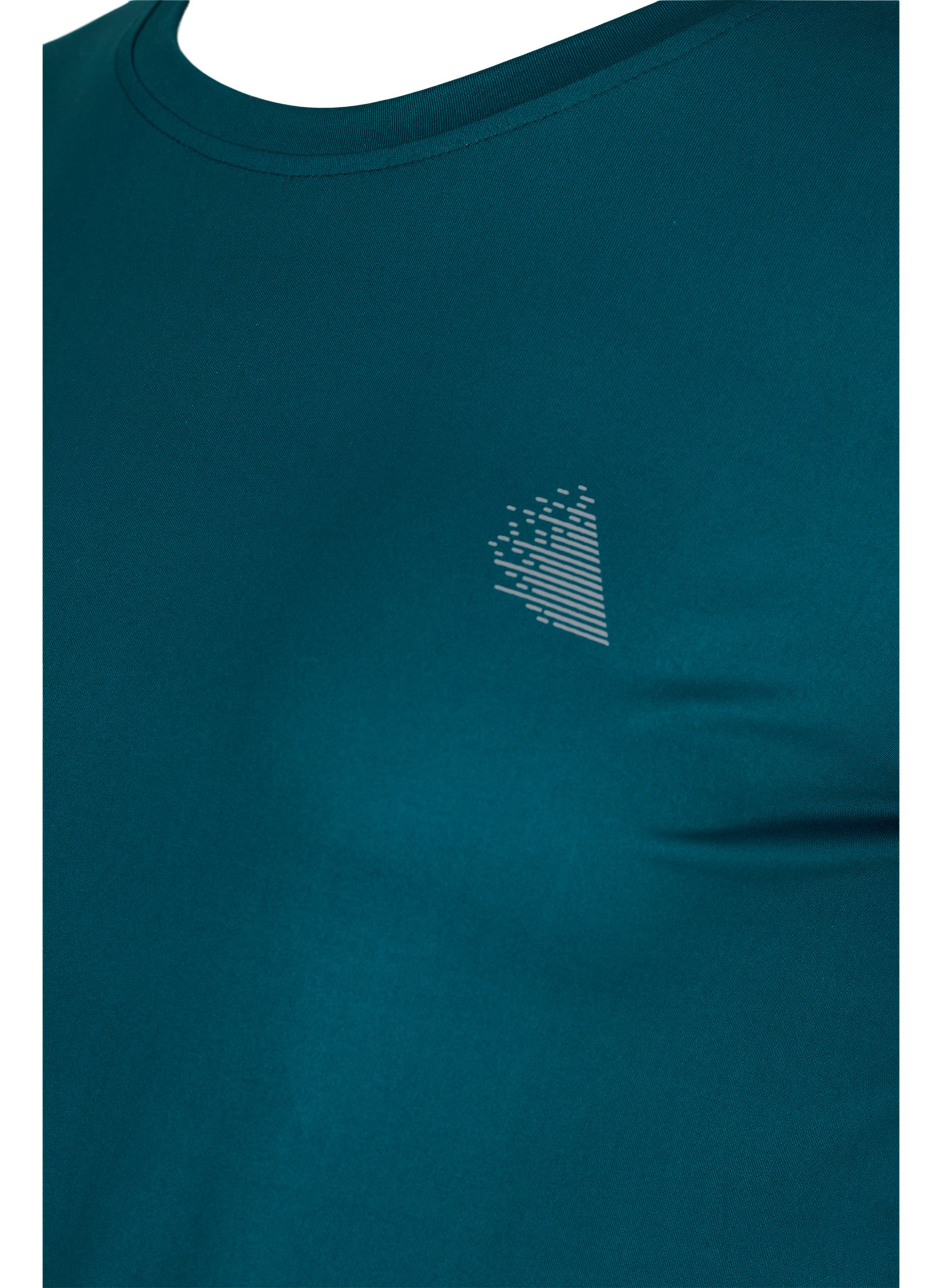 T-skjorte til trening for gravide, Deep Teal, Packshot image number 2