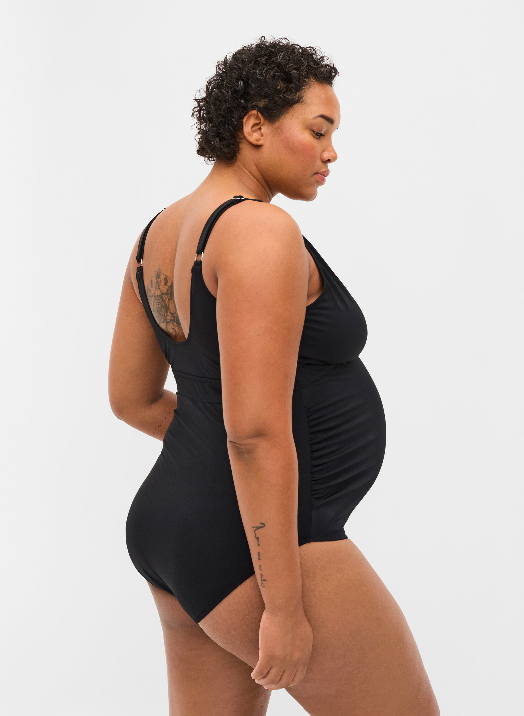 Badedrakt til gravide, Black, Model image number 1